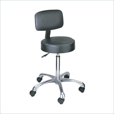 Safco Black Lab Stool with Pneumatic Lift