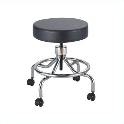 Safco Black Lab Drafting Stool with Manual Low Base
