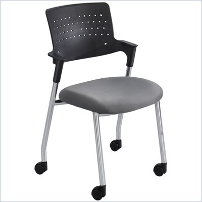 Safco Spry Guest Chair in Gray (Set of 2)