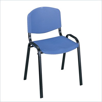 Safco Stackable Chair in Blue (Set of 4)