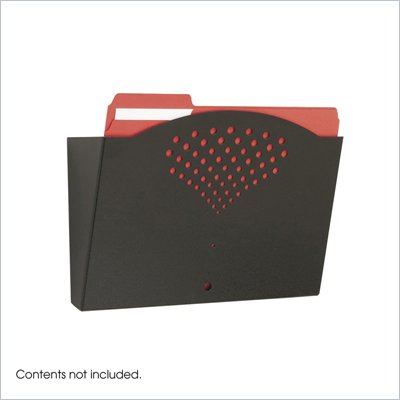 Safco Black Letter Size Steel Wall File
