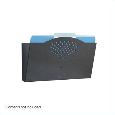 Safco Black Legal Size Steel Wall File
