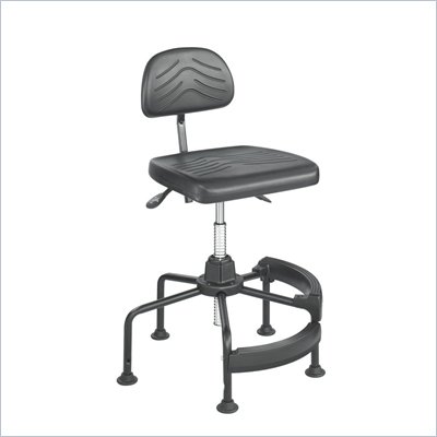 Safco Task Master Utility Industial Chair in Dark Gray