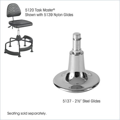 Safco Task Master 2 1/2" Steel Glides