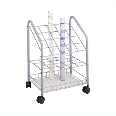 Safco Tubular Steel Wire Roll File - 20 Compartments