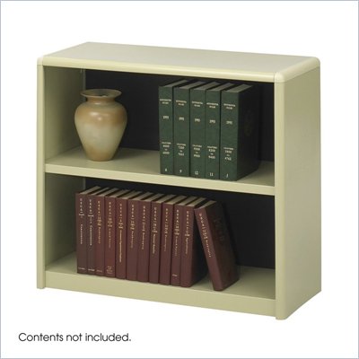 Safco 2-Shelf ValueMate Sand Economy Steel Bookcase