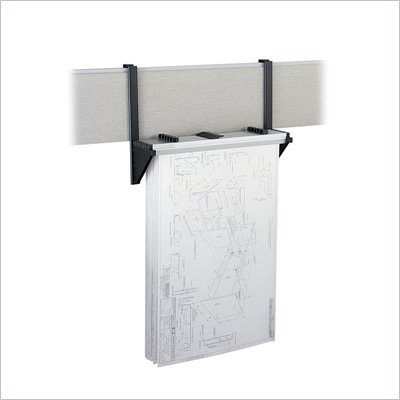 Safco Cubicle Wall Hanging Metal File Rack in Black