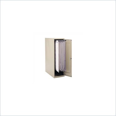 Safco Small Vertical Metal Hanging Files Cabinet for 18" and 24" Clamps in Tropic Sand