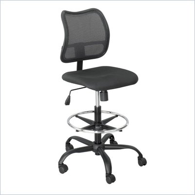 Safco Vue Extended Height Mesh Chair in Black