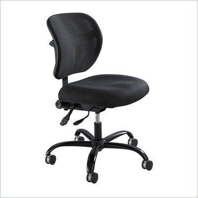 Safco Vue™ Mesh Big and Tall Chair in Black