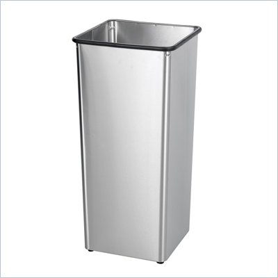 Safco Stainless Steel 21 Gallon Receptacle Base