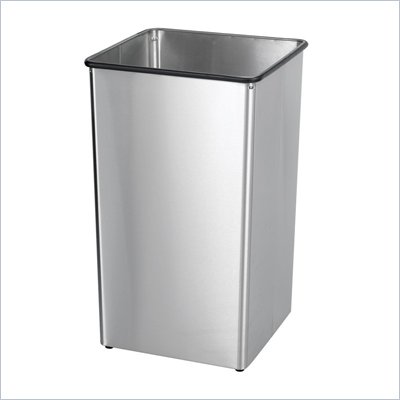 Safco Stainless Steel 36 Gallon Receptacle Base