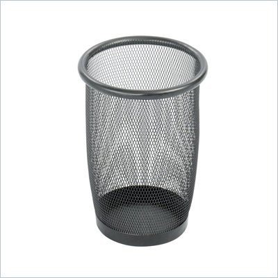 Safco Onyx Mesh Small Round Wastebasket (Set of 3)