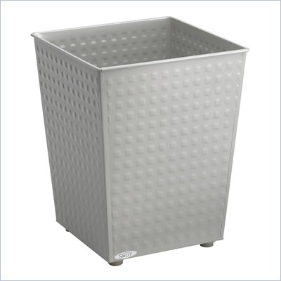 Safco Checks Wastebasket in Gray (Set of 3)