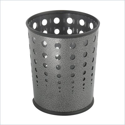 Safco Bubble Wastebasket in Charcoal, Set of 3