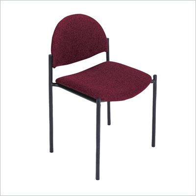 Safco Wicket Burgundy Stacking Chair