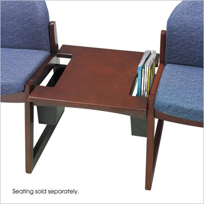 Safco Workspace Urbane Mahogany Straight Connecting Table