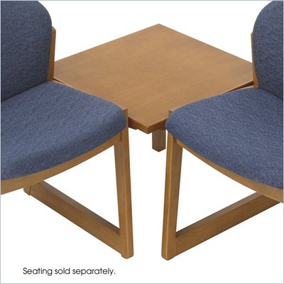 Safco Workspace Urbane Medium Oak Corner Connecting Table