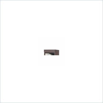 Safco WorkSpace Baby Bookcase 12"W Trim Kit in Walnut