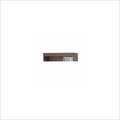 Safco WorkSpace Baby Bookcase 30"W Trim Kit in Walnut