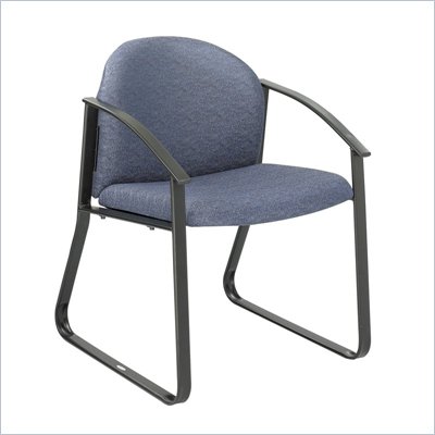 Safco Workspace Forge Collection Blue Single Chair with Arms