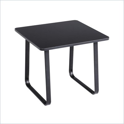 Safco Workspace Forge Collection Steel Black Corner Table
