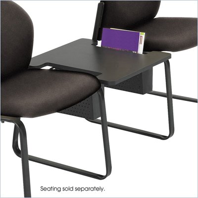 Safco Workspace Forge Collection Steel Black Straight Connecting Table