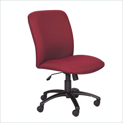Safco Uber Big and Tall High Back Task Chair in Burgundy