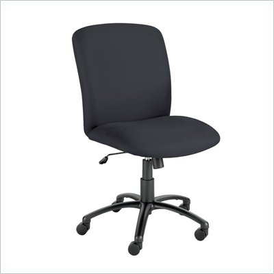 Safco Uber Big and Tall High Back Task Chair in Black