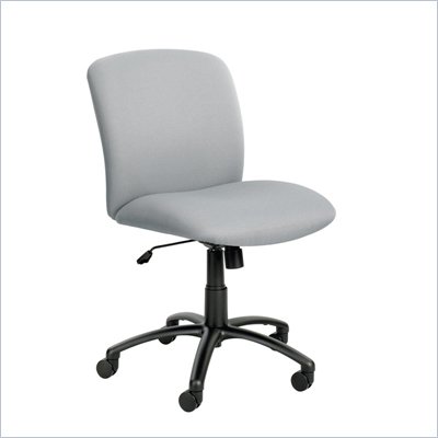 Safco Uber Big and Tall Mid Back Task Chair in Gray