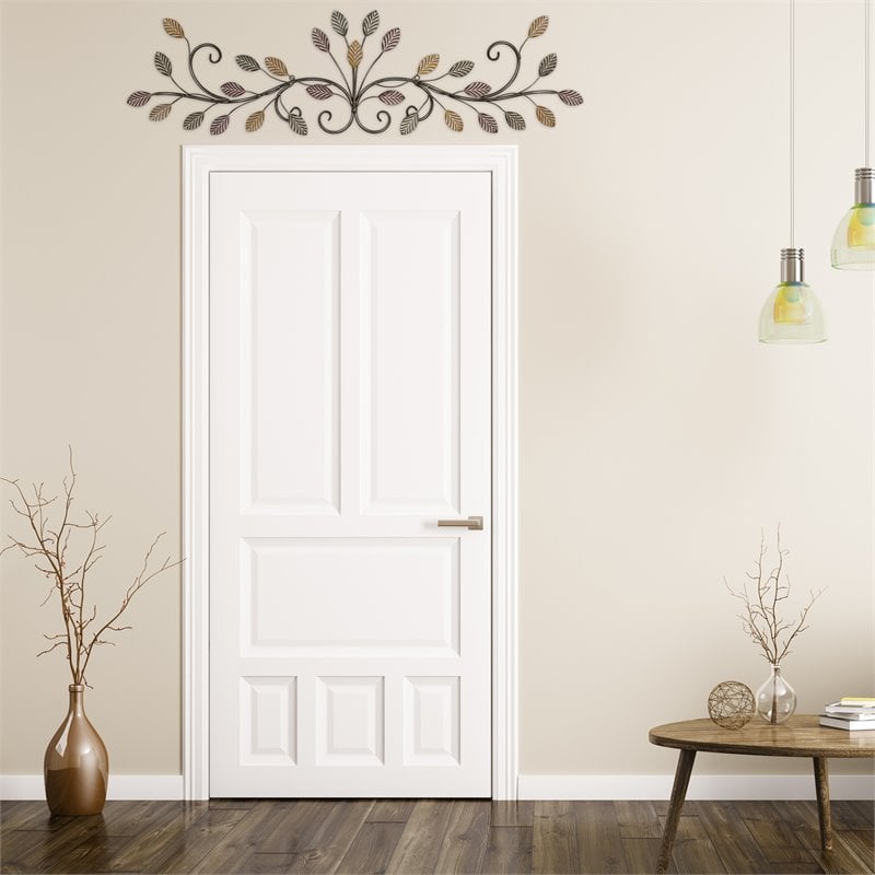 Stratton Home Decor Flowing Leaves Over the Door Wall Decor