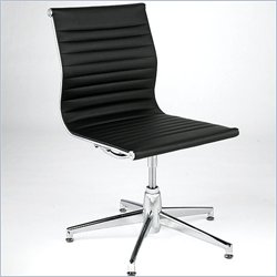 ItalModern Nico Visitor Armless Chair in Black by Eurostyle