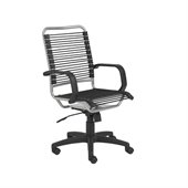 Eurostyle Baldwin High Back  Black/Aluminum Office Chair