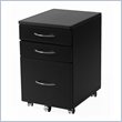 ADD TO YOUR SET: Eurostyle Ledah Leather Hi 3 Drawer Mobile Lateral Wood File Cabinet