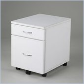 Eurostyle Laurence Leather 2 Drawer Lo Mobile File Cabinet