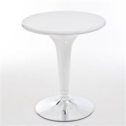 Eurostyle Clark Adjustable Bar/Counter Table in White