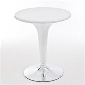 Eurostyle Clark Adjustable Bar/Counter Table in White