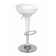 ADD TO YOUR SET: Eurostyle Ashby Adjustable Height Bar or Counter Stool in White/Chrome