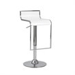 ADD TO YOUR SET: Eurostyle Foster Swivel Adjustable Height Bar or Counter Stool in White