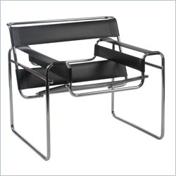 ItalModern Wendel Lounge Chair in Black