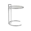 ADD TO YOUR SET: Eurostyle Eileen Gray Glass Top Table in Chrome