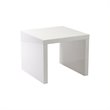ADD TO YOUR SET: Eurostyle Abril Lightweight Wooden End Table in White