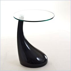 Eurostyle Jill Side Table with 8mm Glass Top
