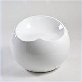 Eurostyle Digby White Fiberglass Stool