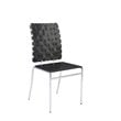 ADD TO YOUR SET: Eurostyle Carlsen Black Leather Dining Side Chair