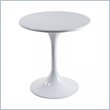 ADD TO YOUR SET: Eurostyle Toro White Fiberglass Casual Dining Table in White