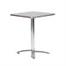 Eurostyle Arden Square Dining Table in Stainless Steel