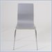 ItalModern Ogden Stacking Side Chair in Silver (Set of 4)