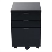 Eurostyle Giorgia 3 Drawer File Cabinet in Black