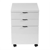 Eurostyle Giorgia 3 Drawer File Cabinet in White